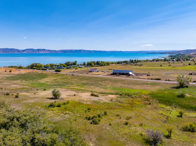Water view featuring mountains