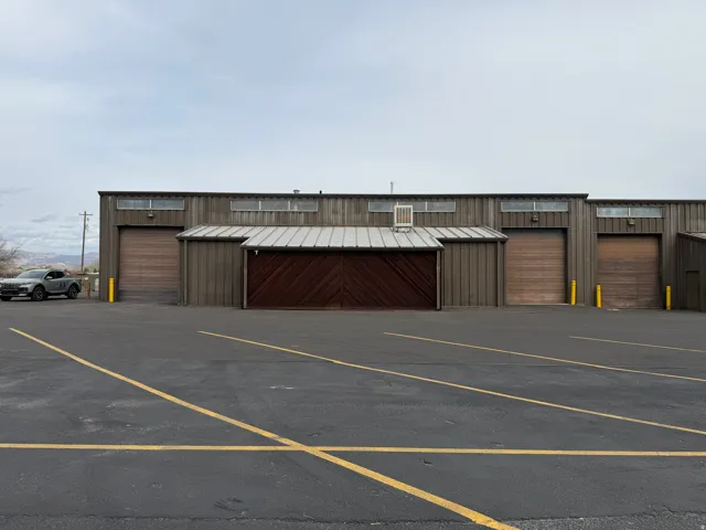 View of uncovered parking lot