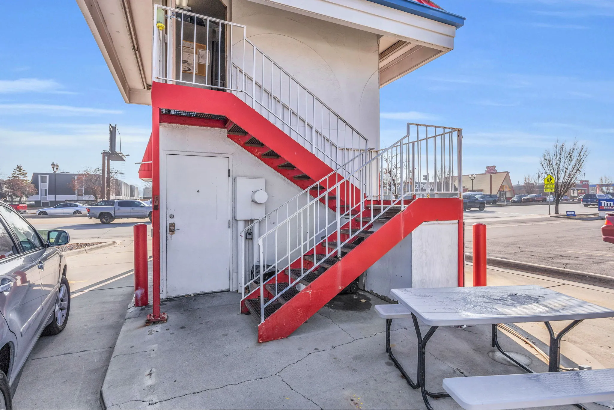 View of exterior entry