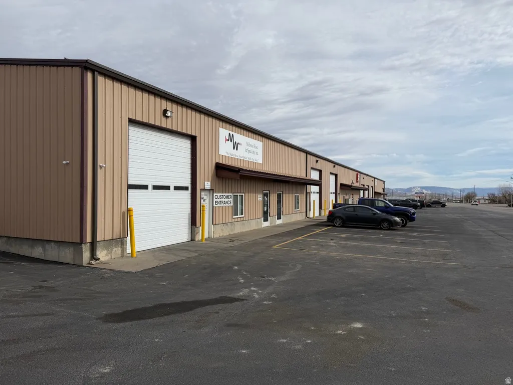 Front view of building - south side-facing east