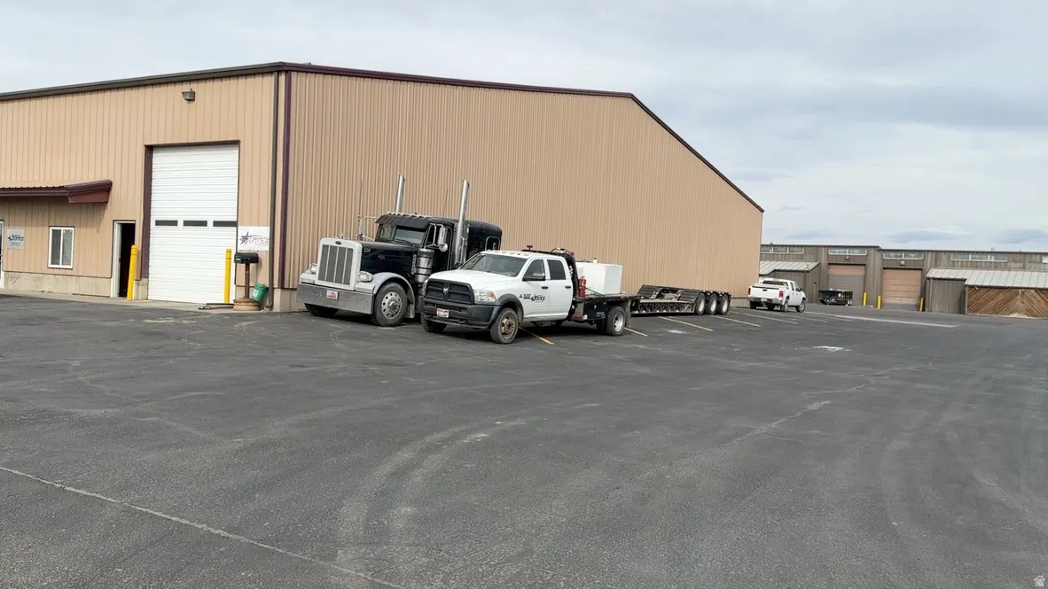 View of east end of building