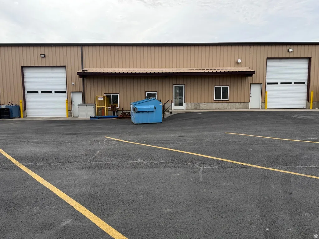 View of back of building