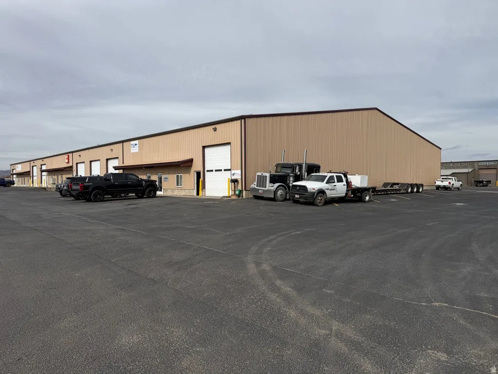 View of east end of building