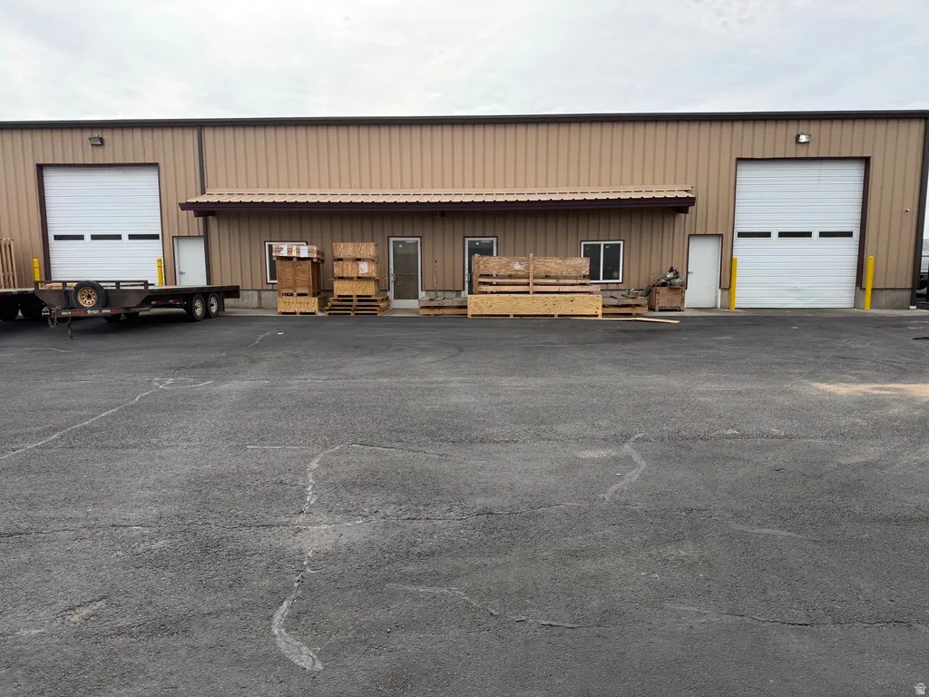 View of back of building