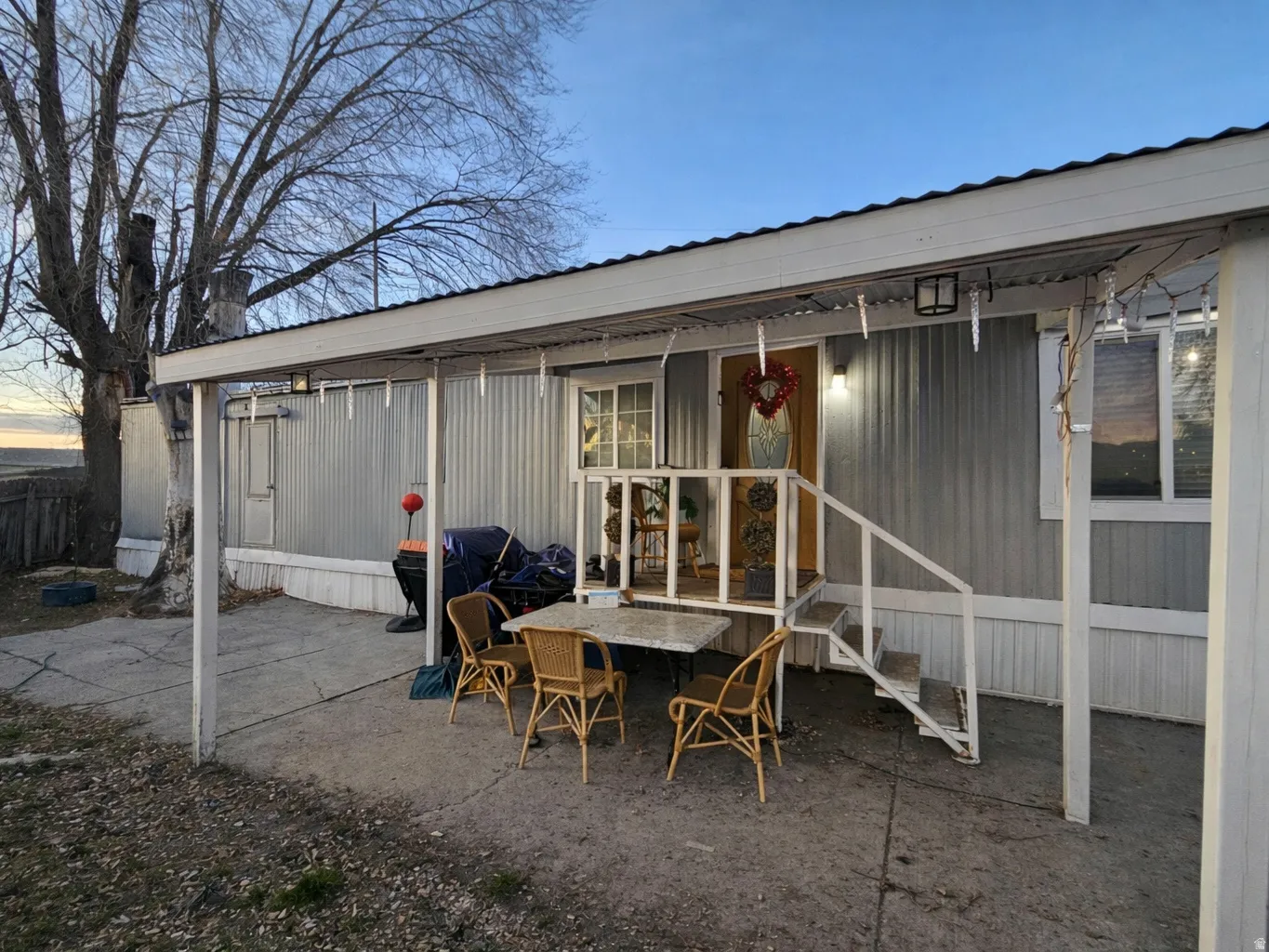 View of patio
