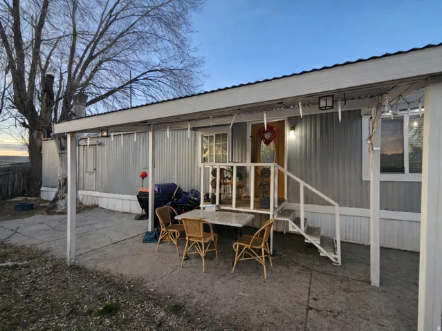 View of patio