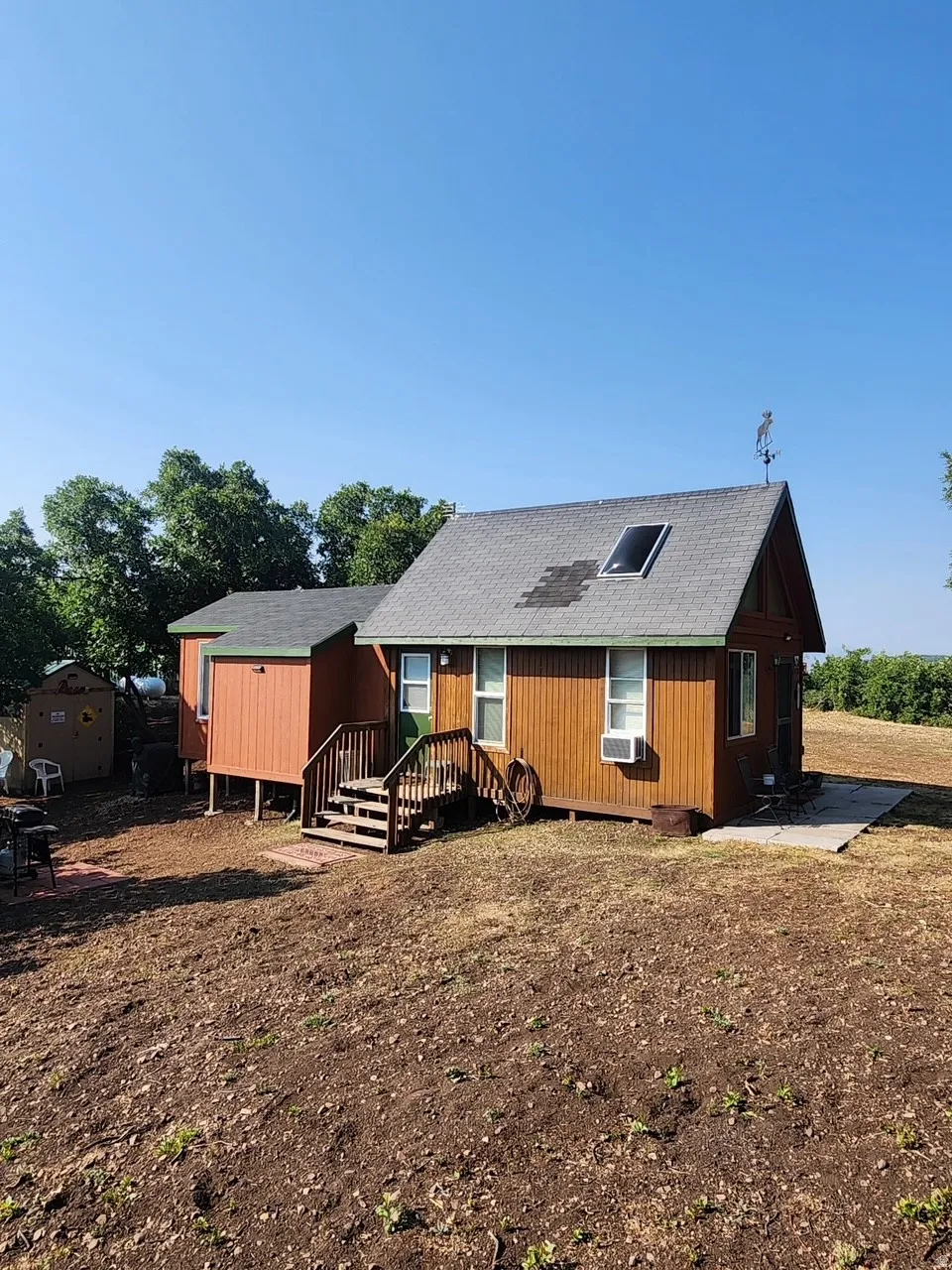 View of back of house