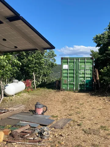 Cabin runs off of Propane