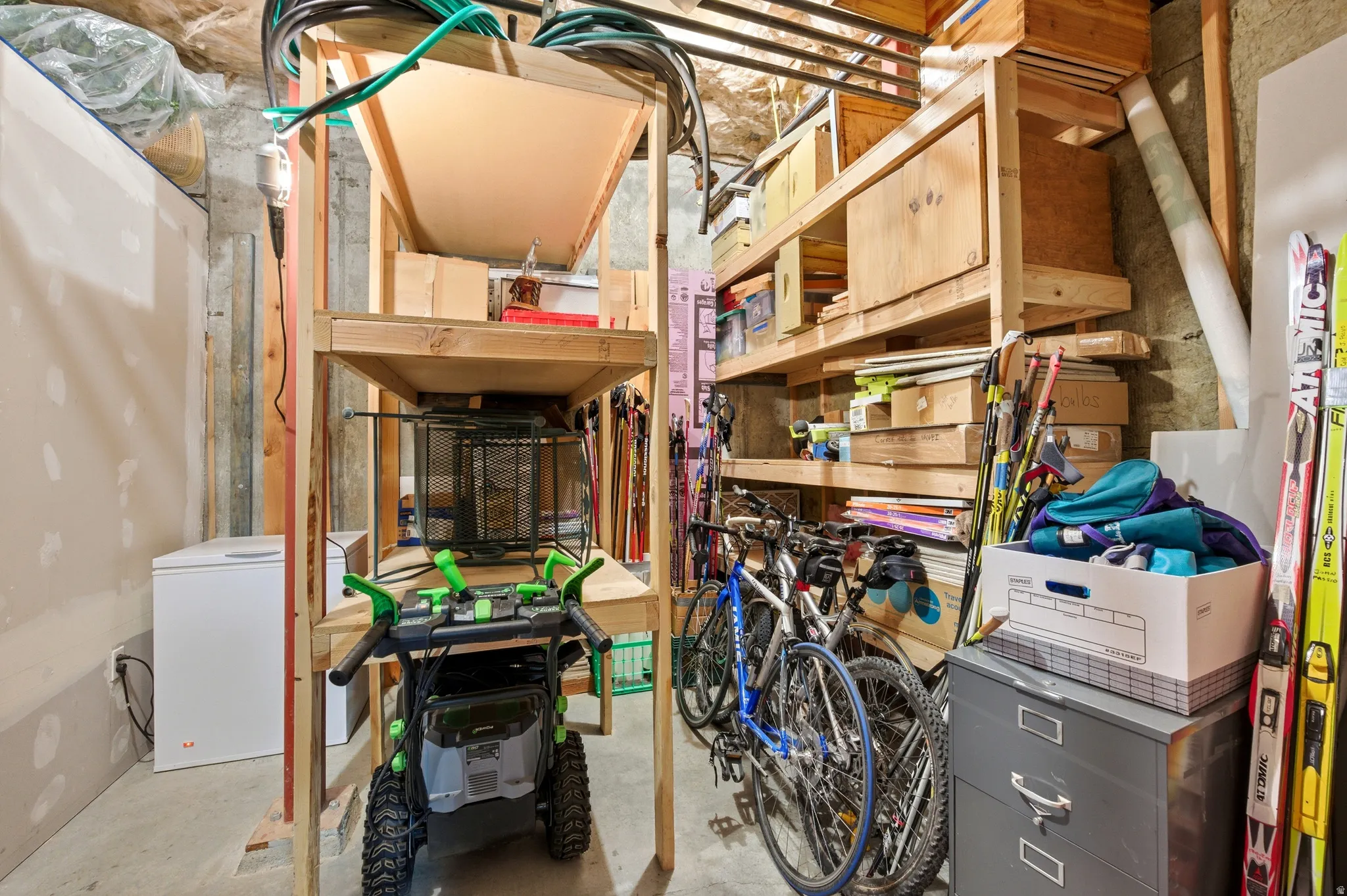 View of storage room