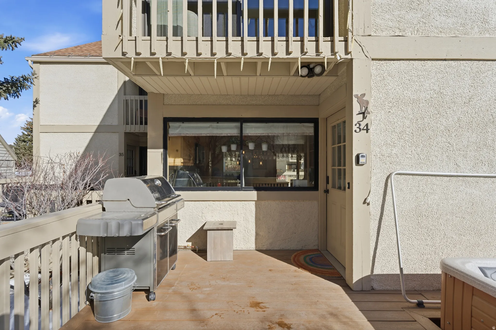 Patio / terrace featuring grilling area