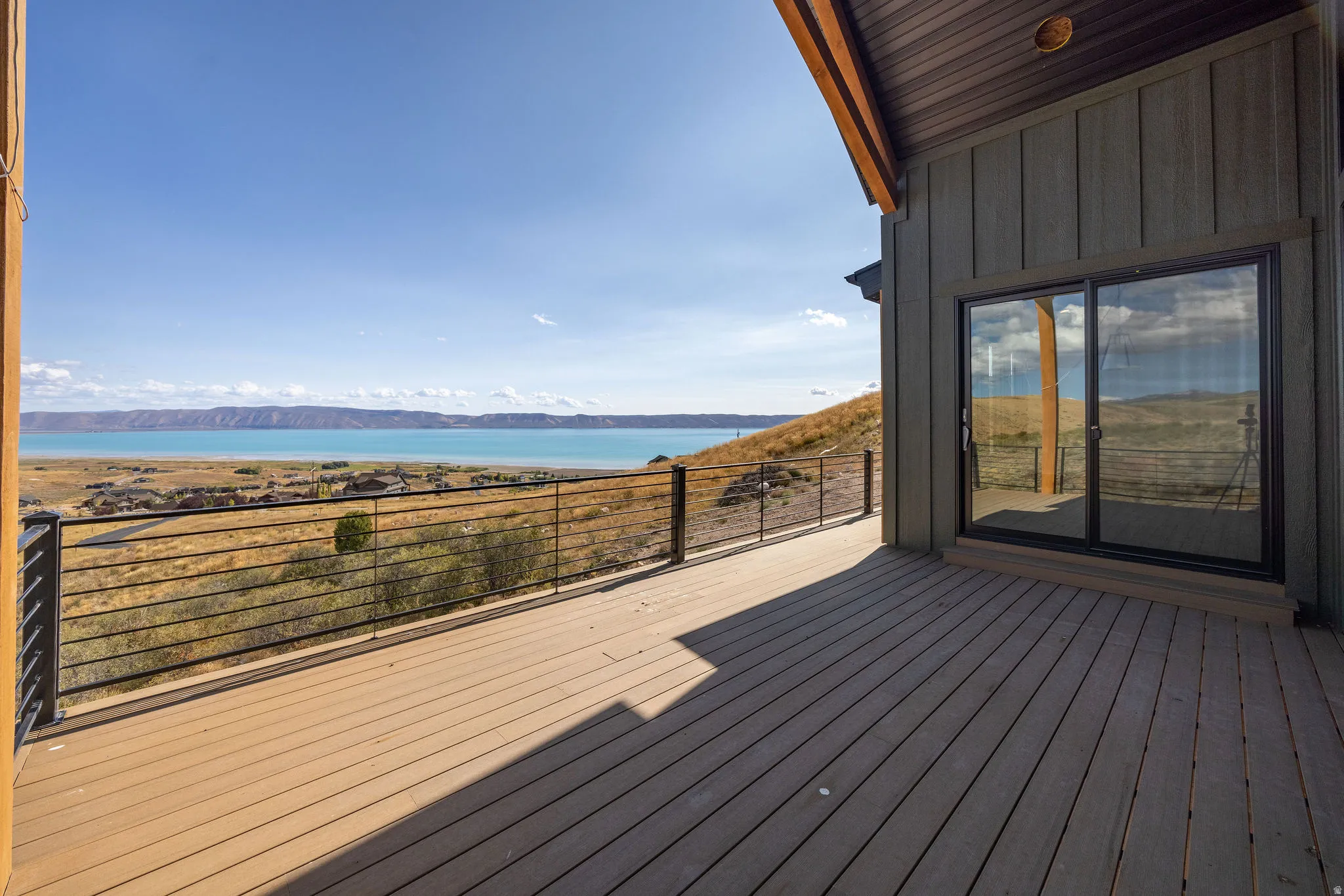 Deck with a water view