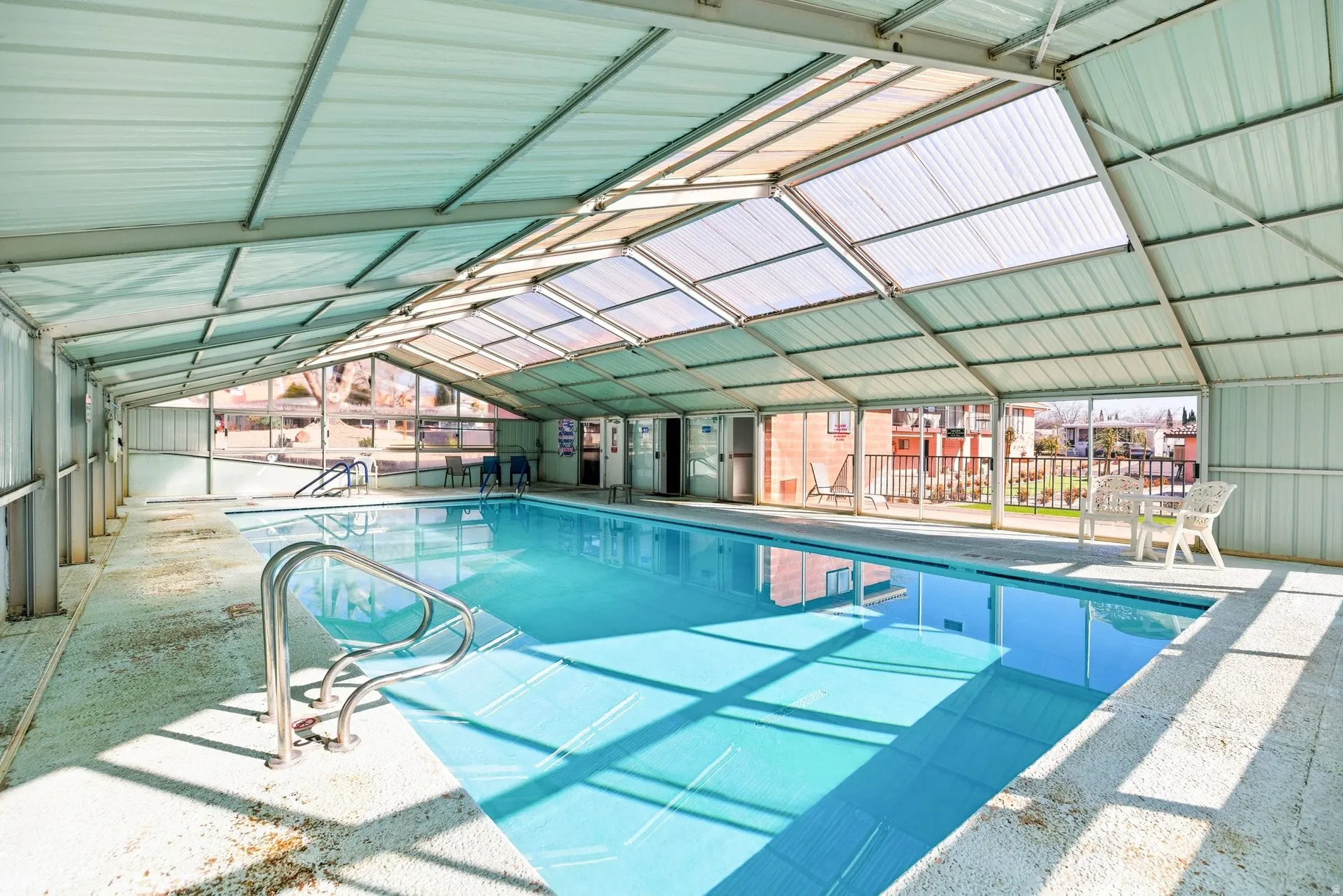 View of indoor community pool