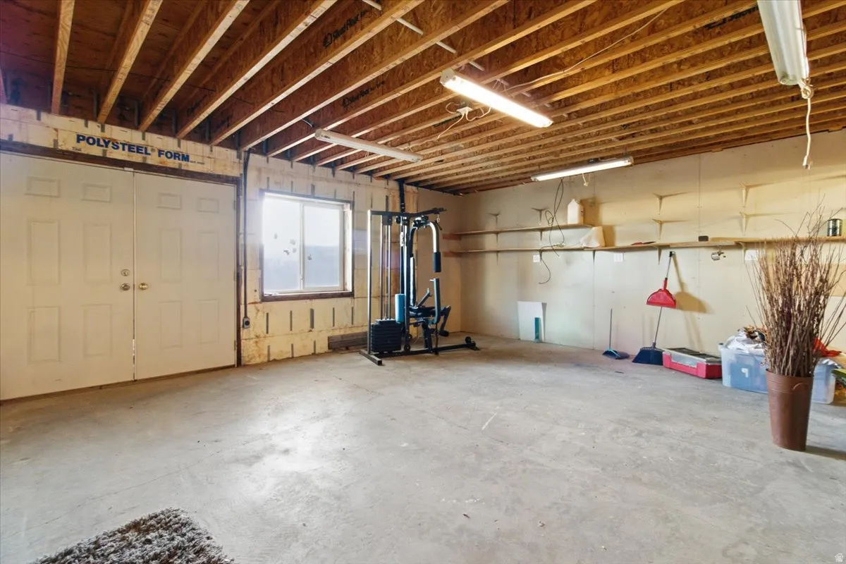 View of basement