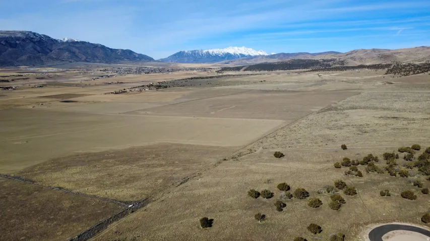 Mountain view with rural landscape and a desert landscape