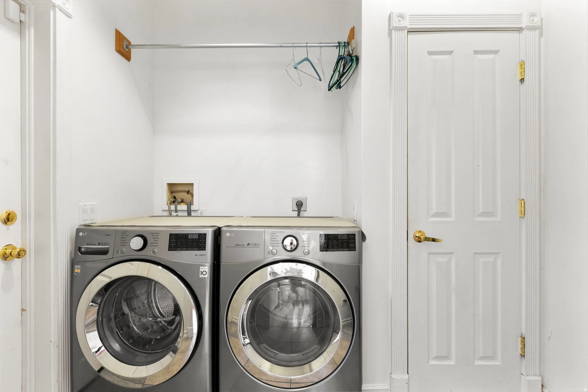 Laundry area with washer and dryer