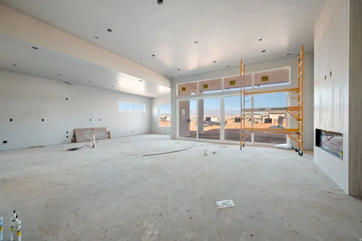 View of unfurnished living room