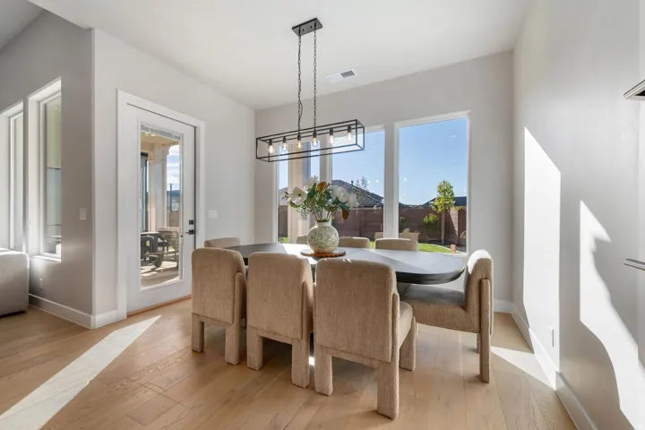Light wood-finish flooring