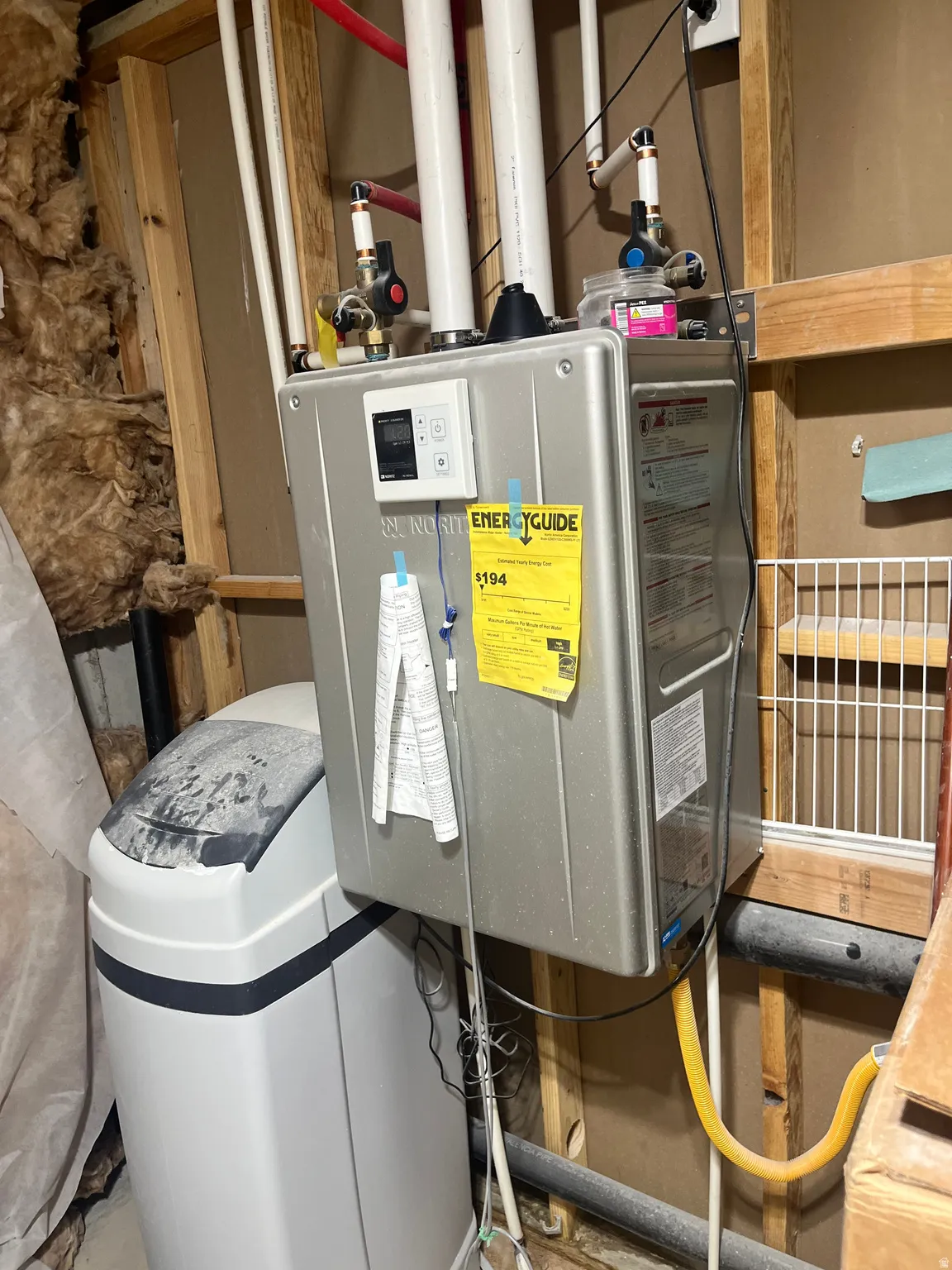 Utilities with water heater