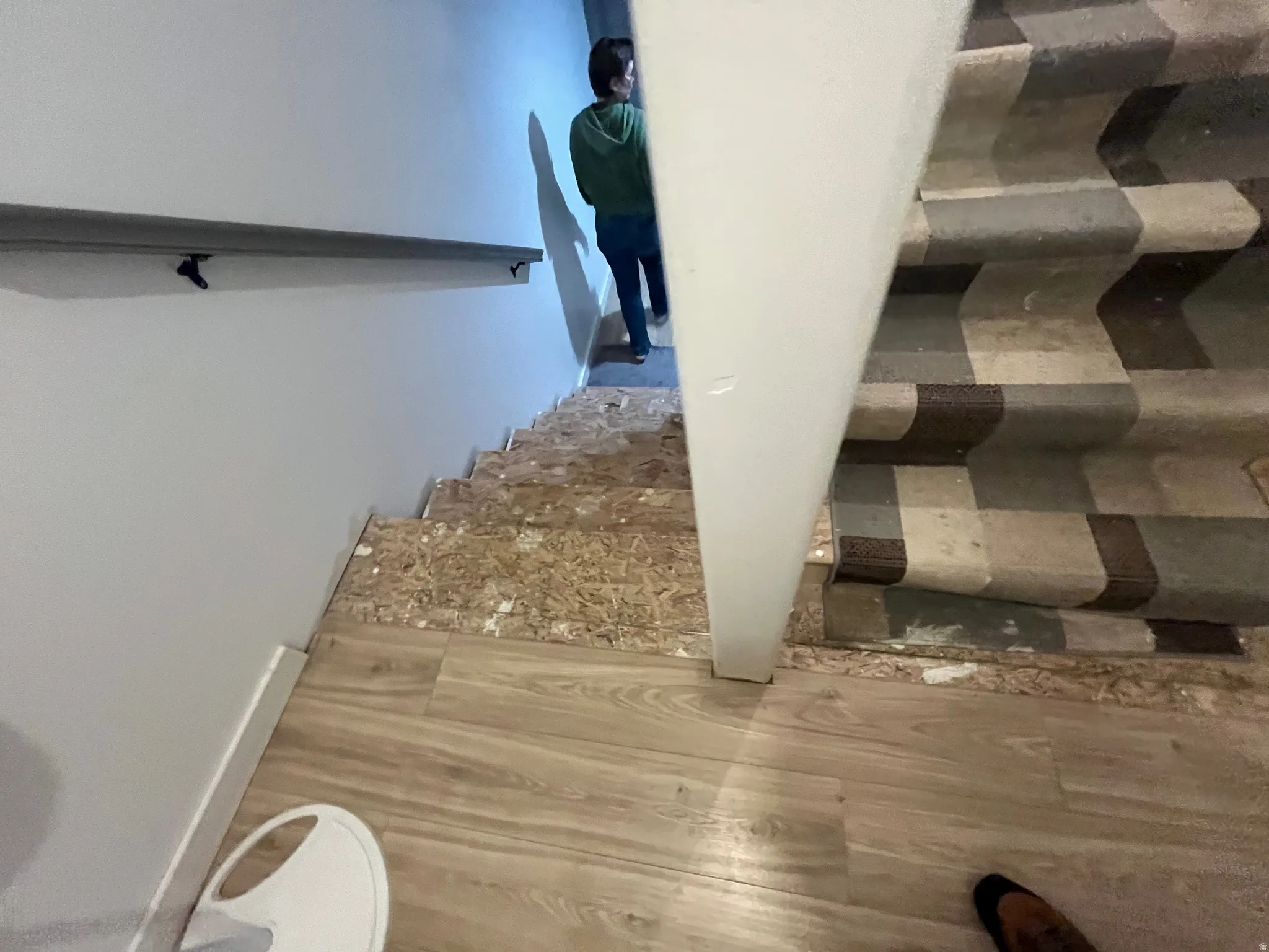 Stairs to basement