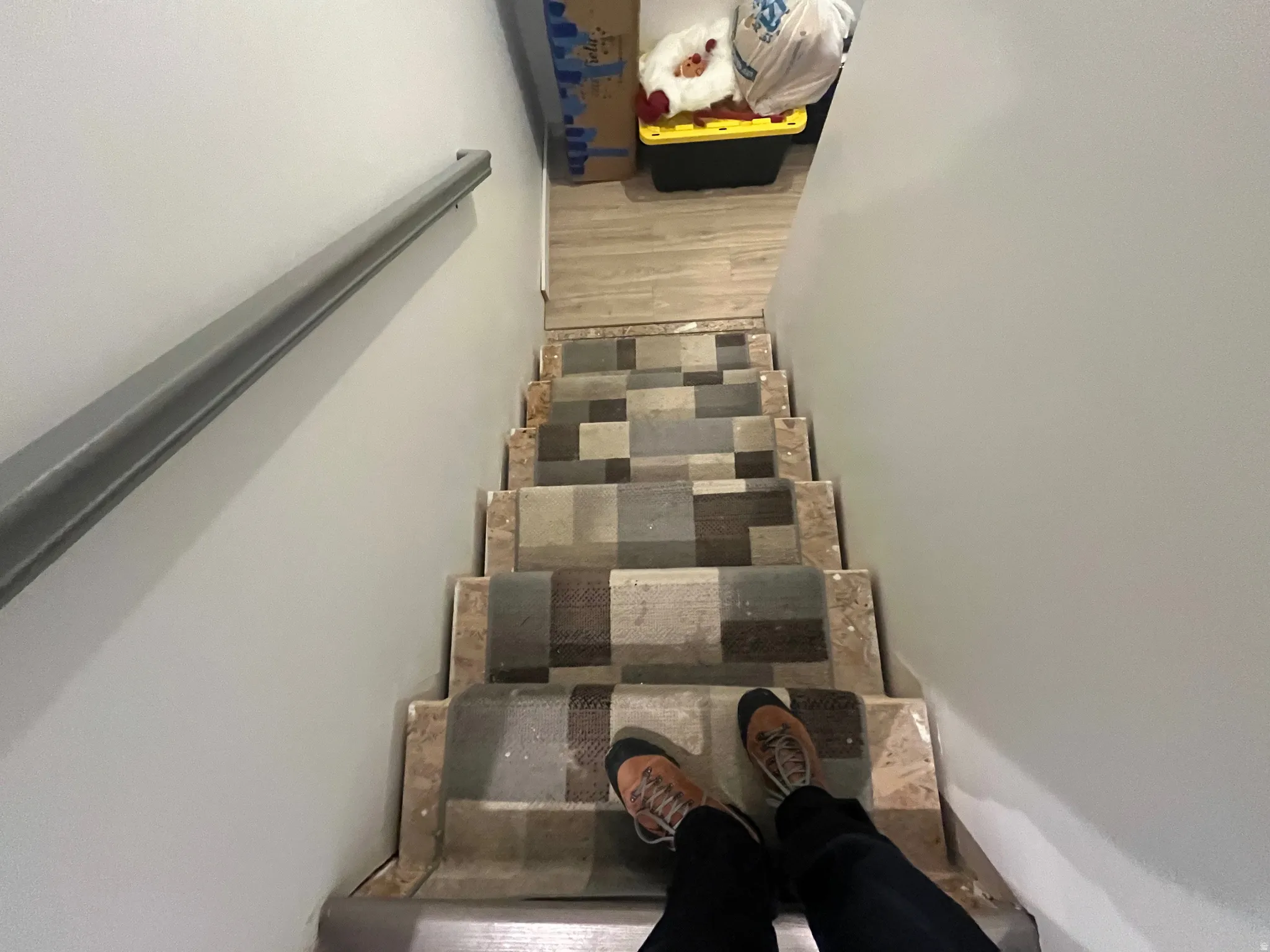 interior stairs to ADU