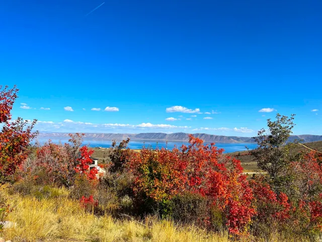 Water view with a mountain backdrop