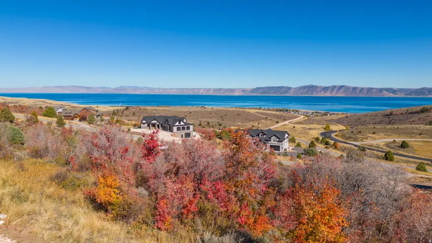 Water view featuring mountains