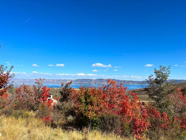 Water view with a mountain backdrop