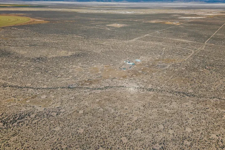Aerial view of property's location