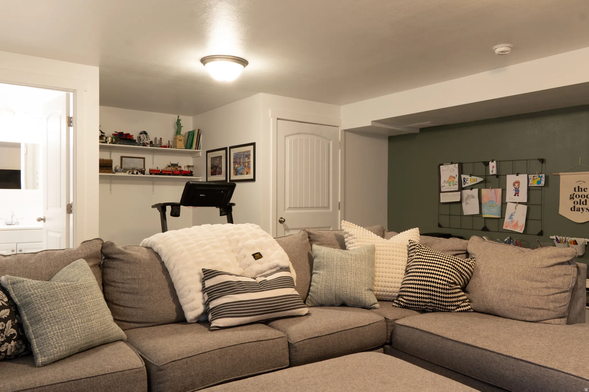 View of living area