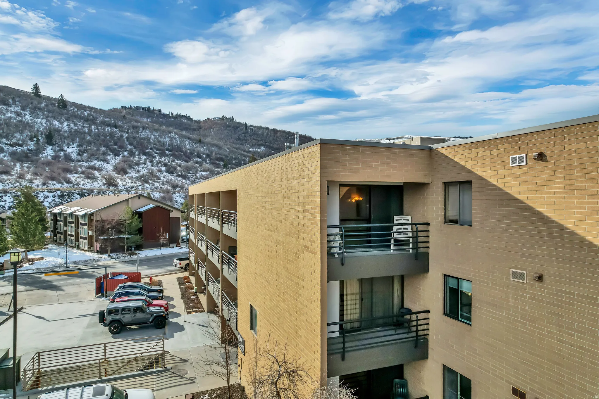 View of property featuring a mountain view