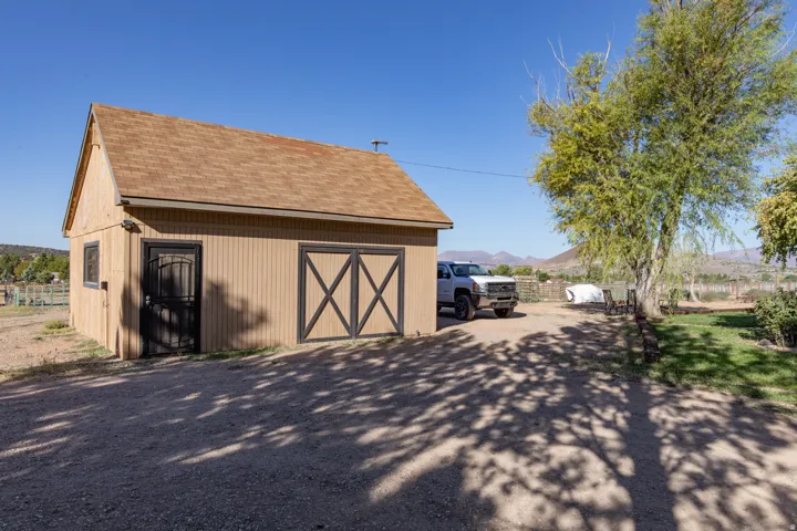View of outbuilding