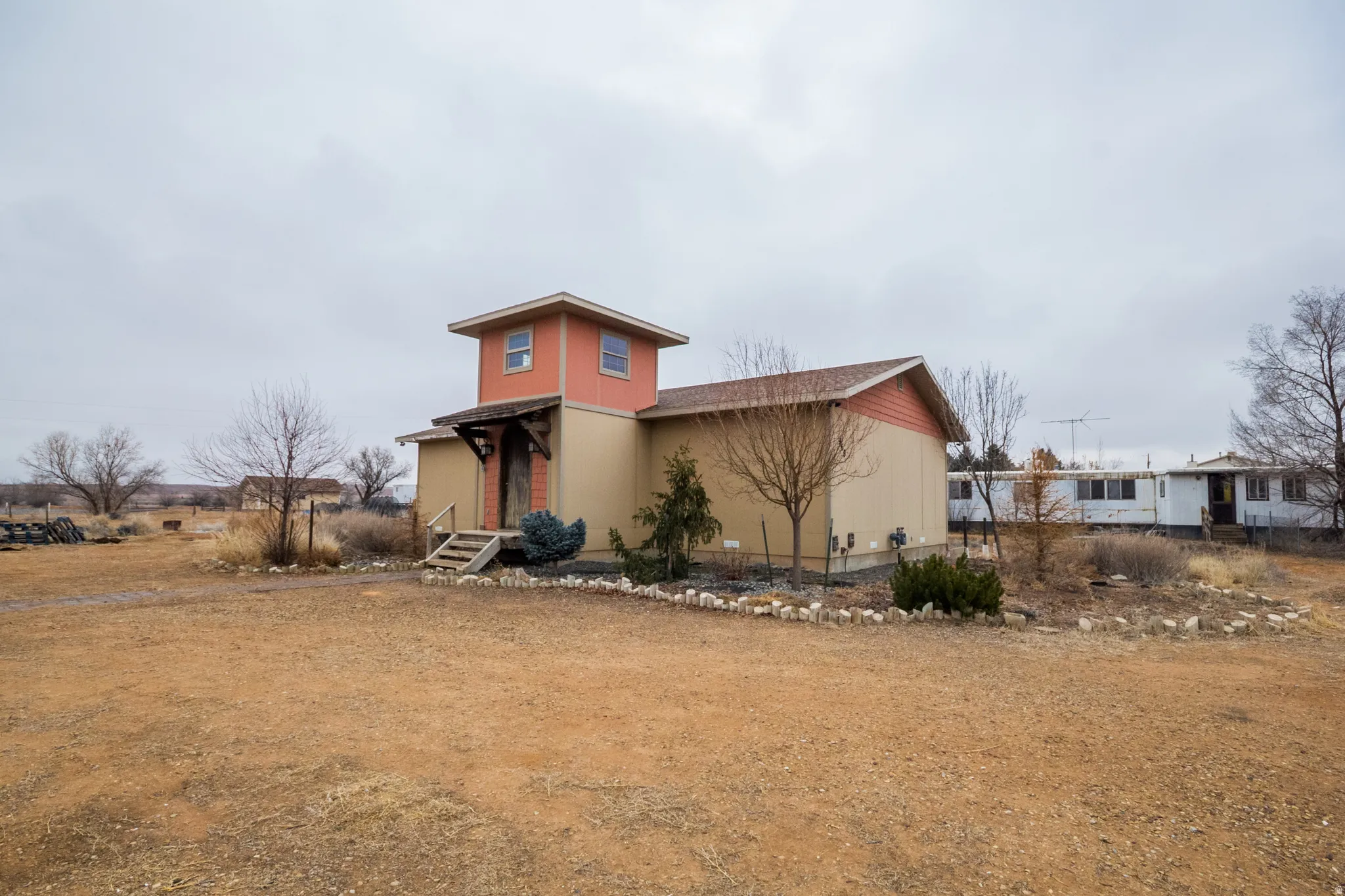 Back of property