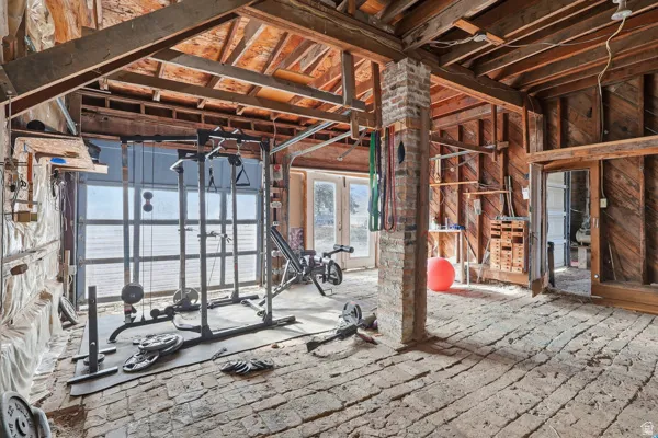 Miscellaneous room with french doors