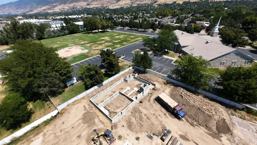 New construction opportunity featuring a poured concrete foundation and extensive graded lot