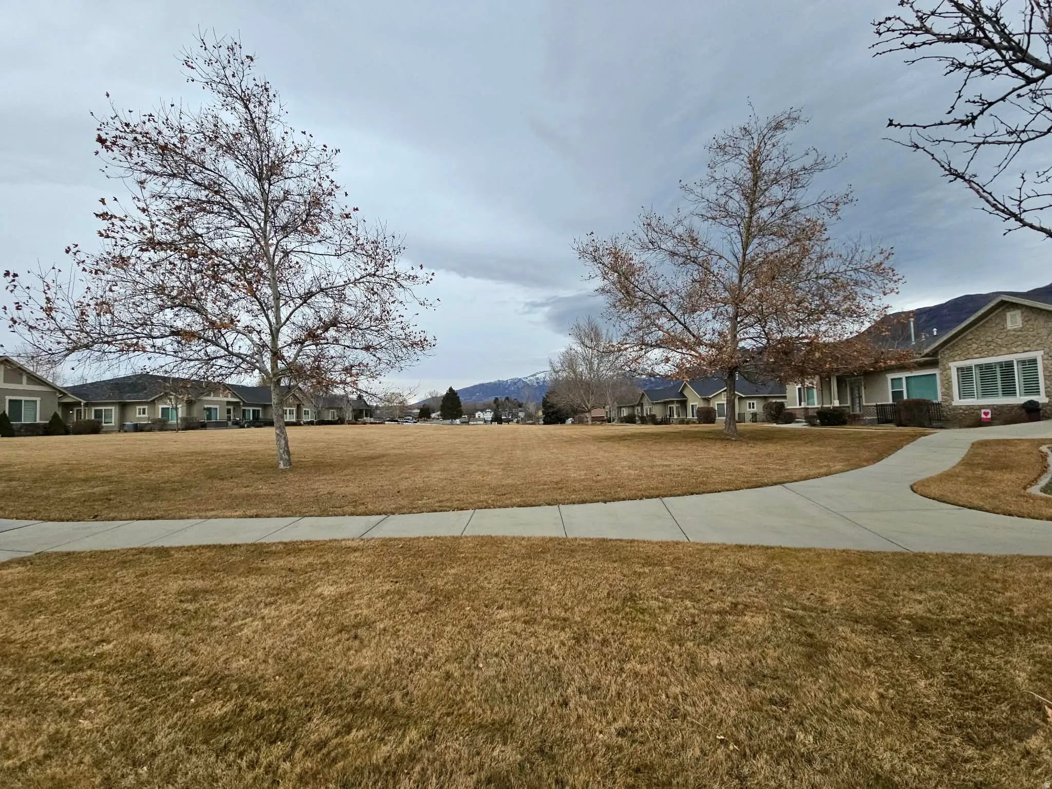 View of the home's community with walking paths throughout