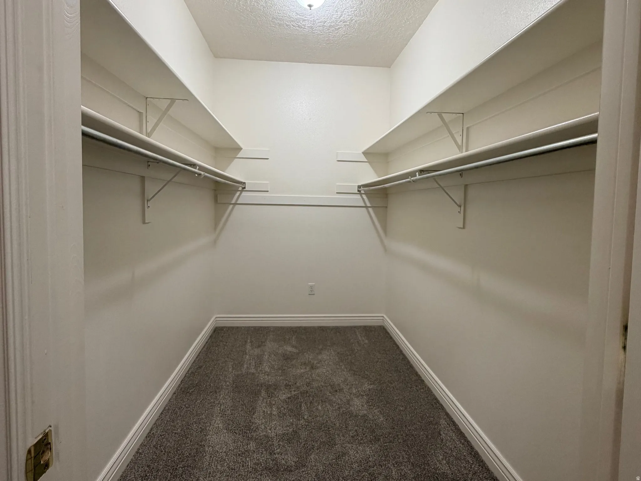 Large walk-in closet in the primary bedroom