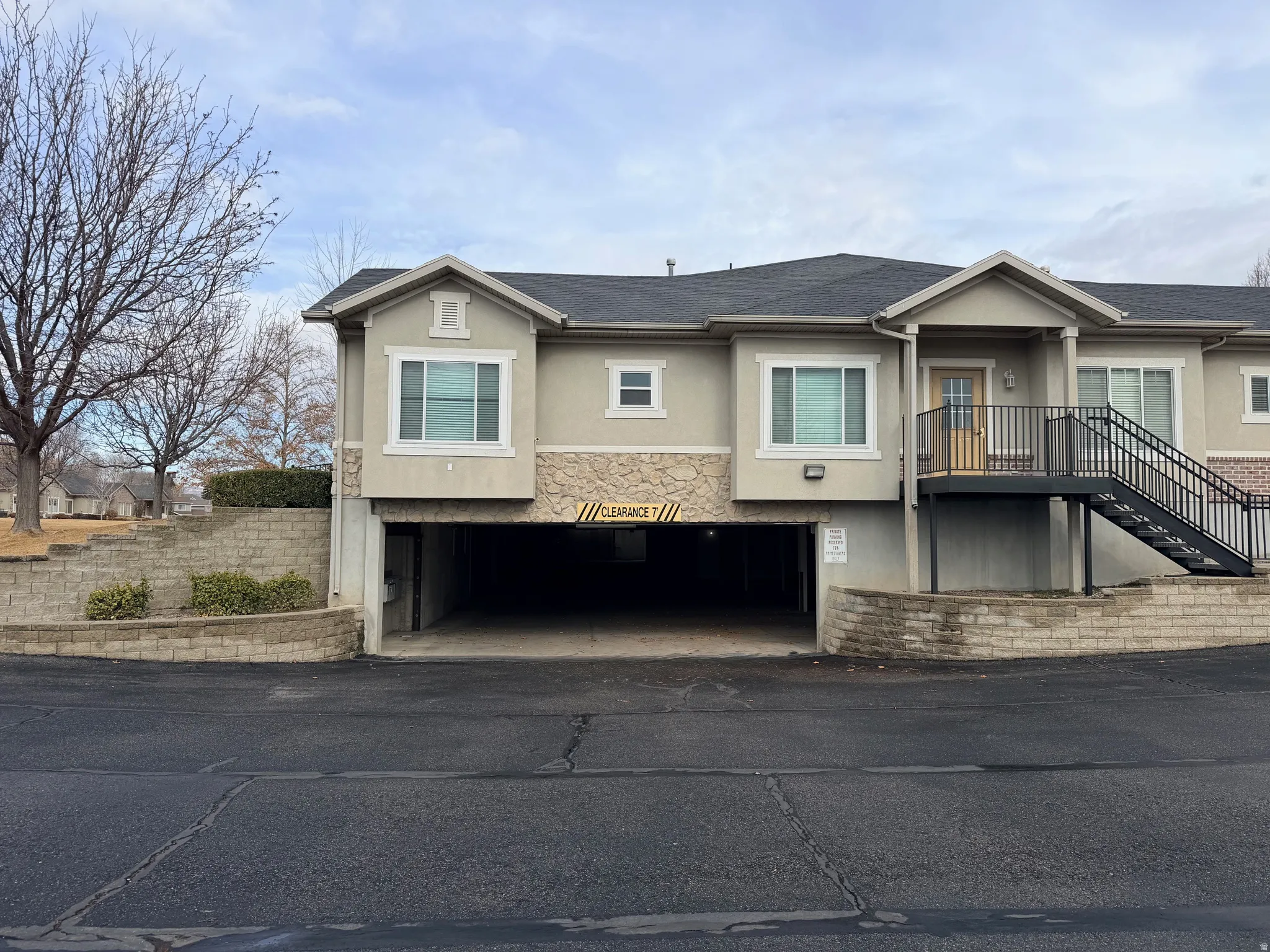 Underground parking garage