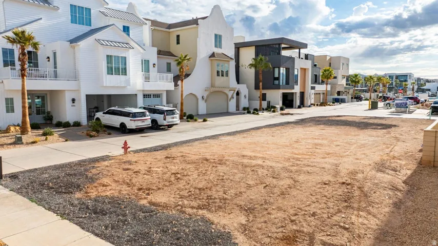 View of street featuring a residential view and sidewalks