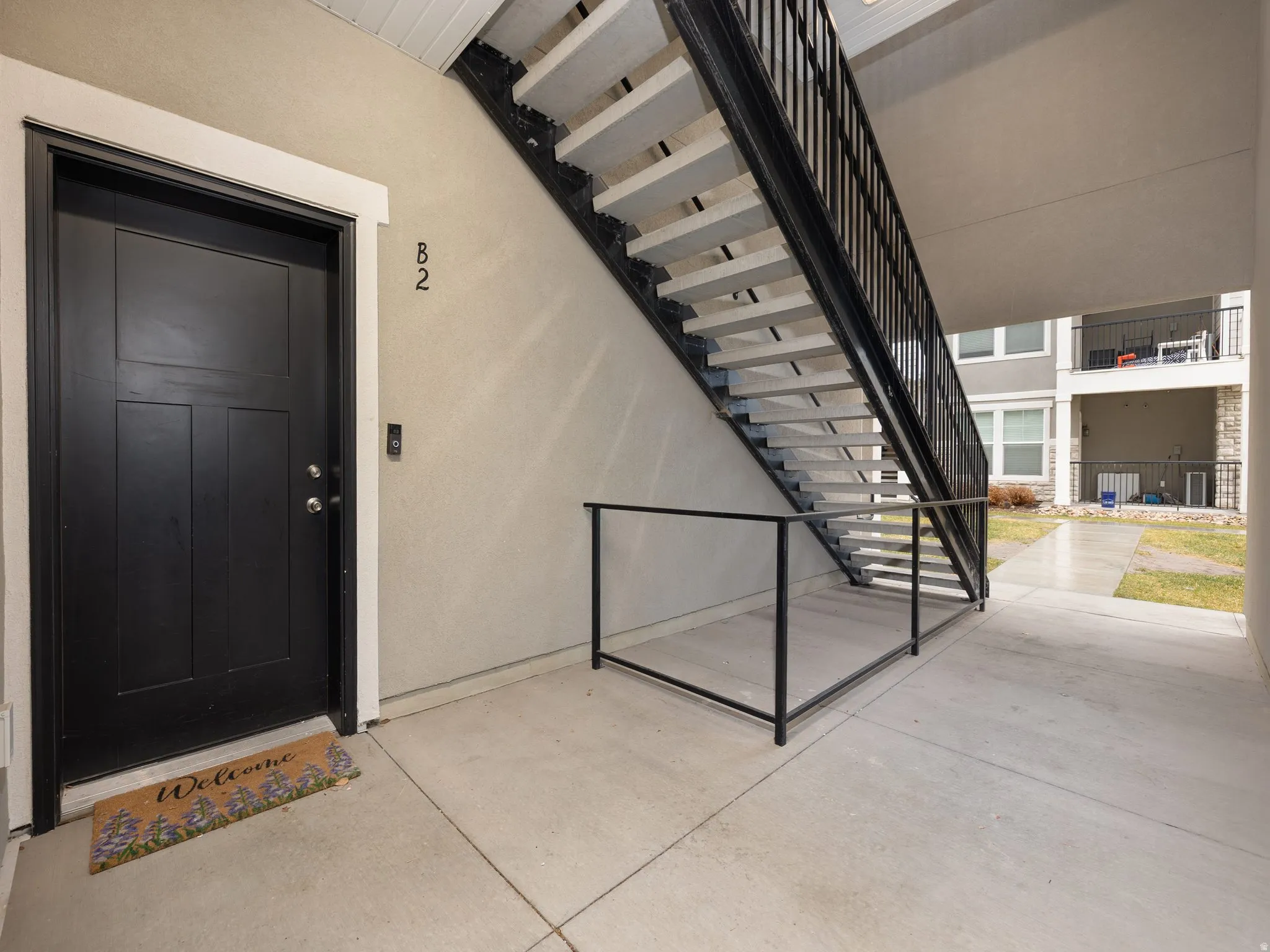 View of exterior entry