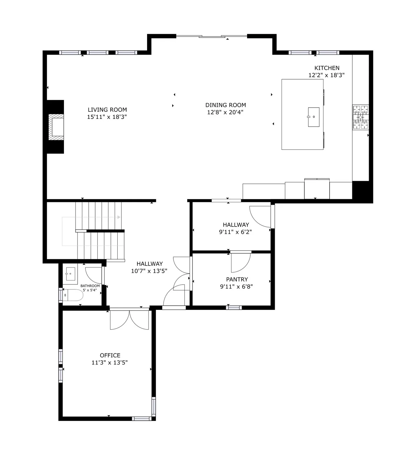 View of floor plan / room layout