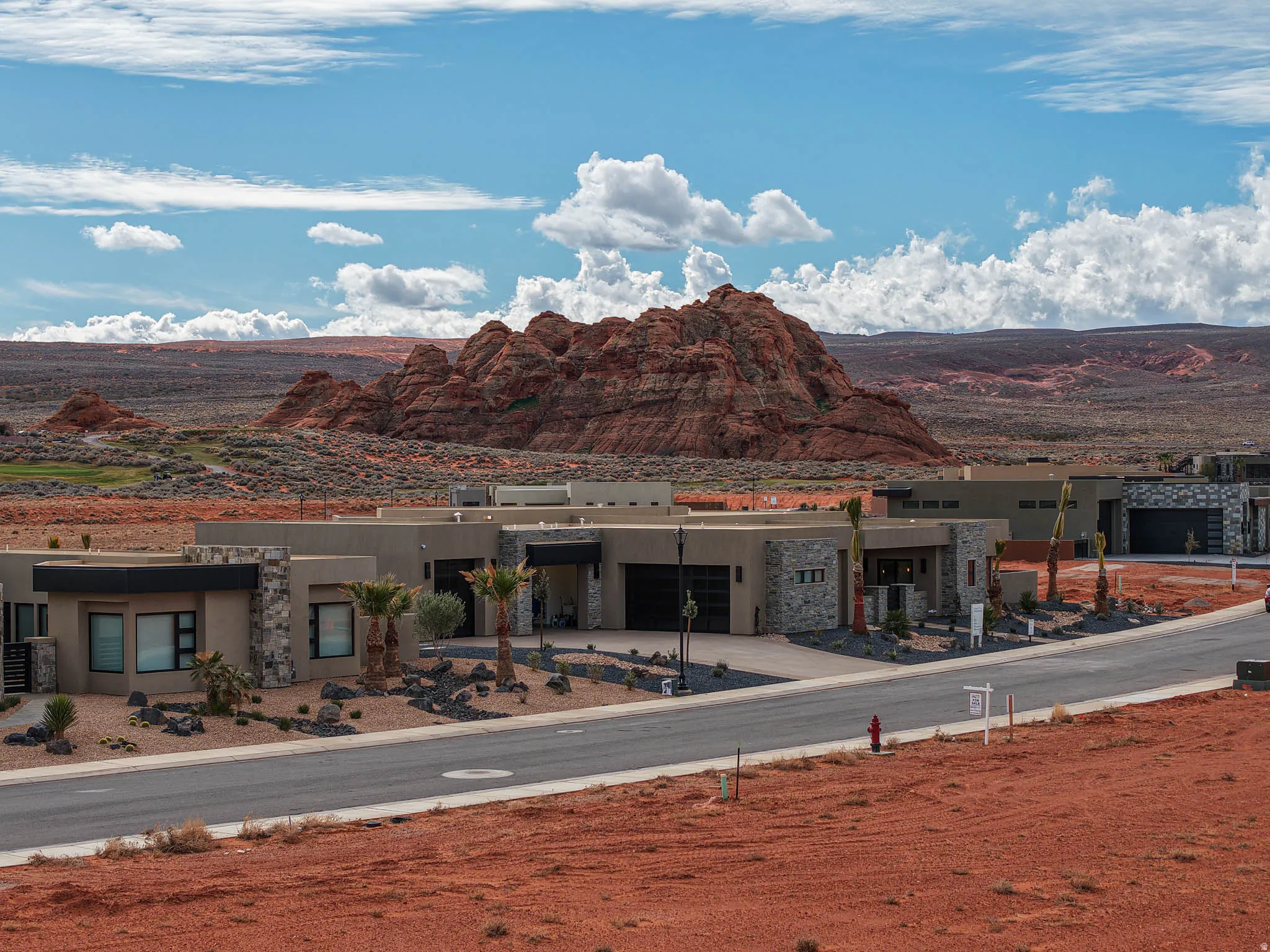 View of mountain backdrop