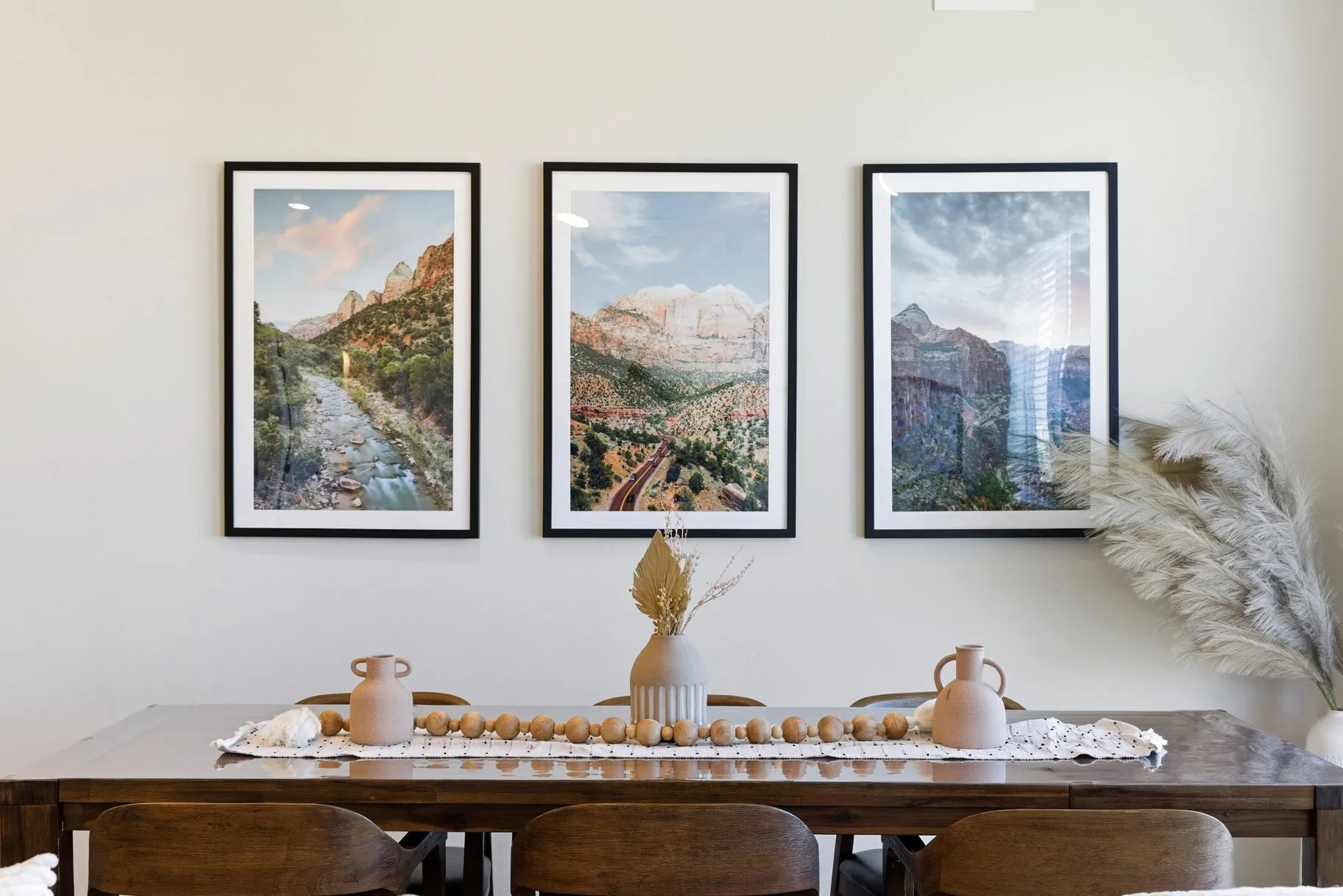 Dining area view