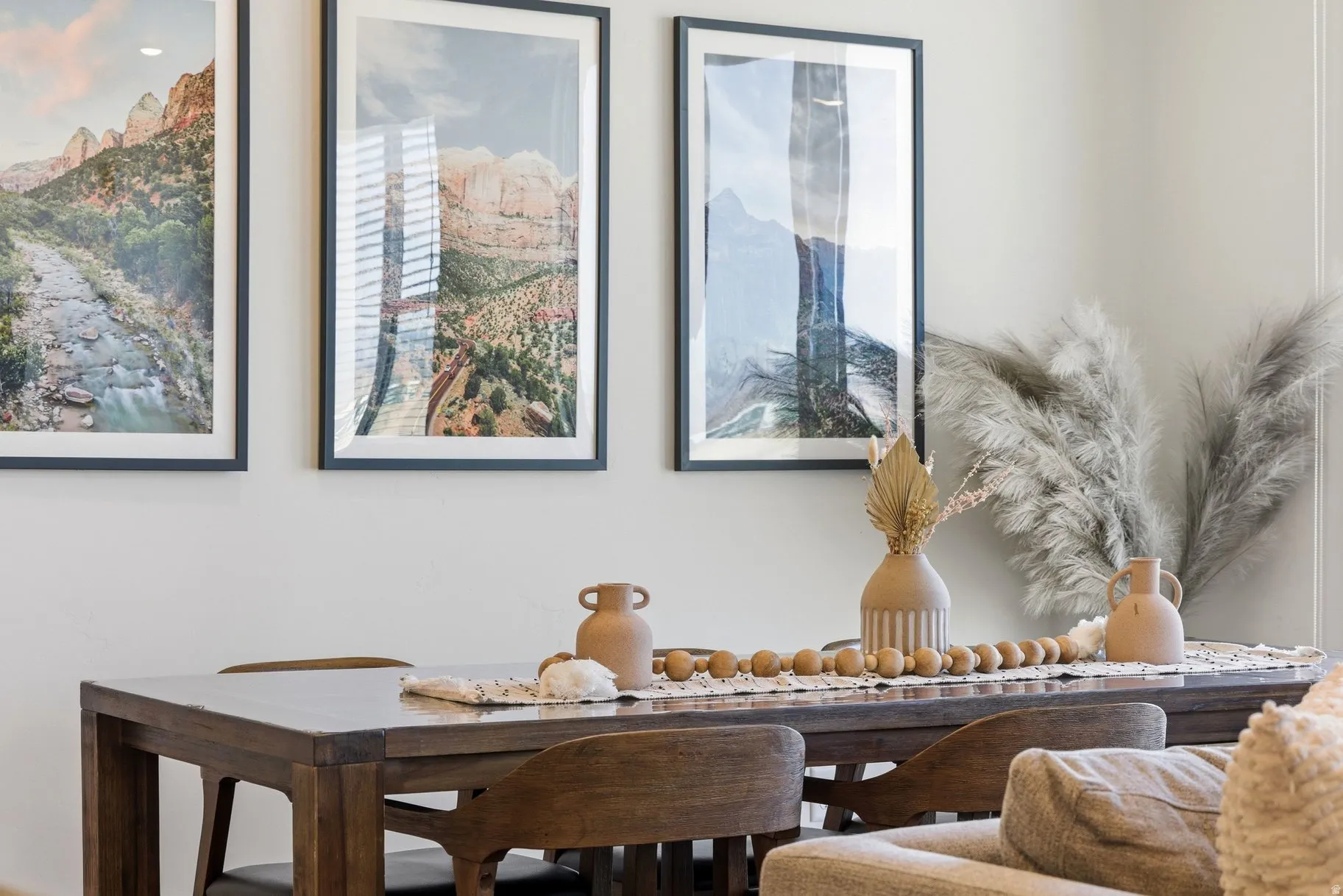 Dining area view