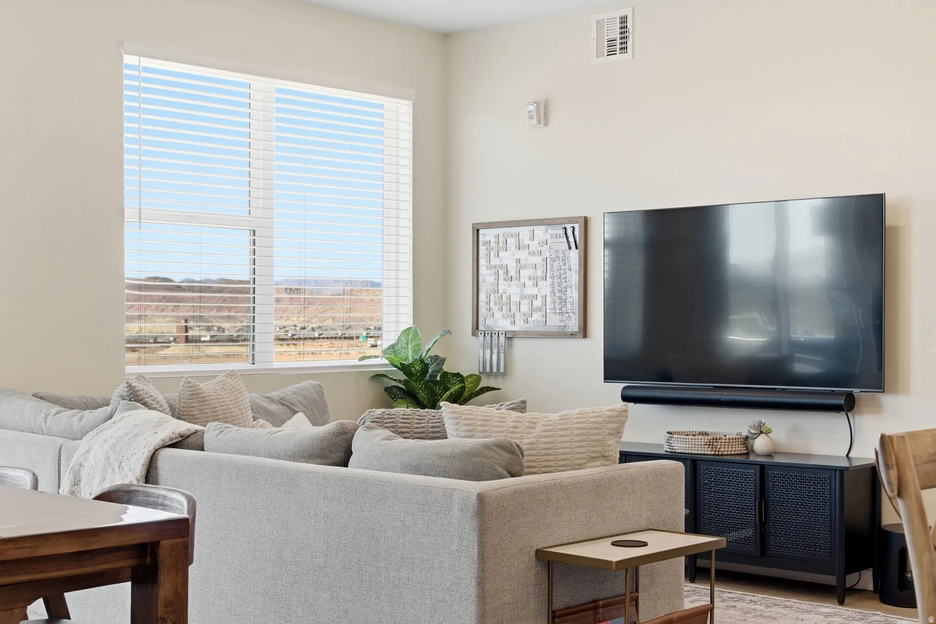 View of living area