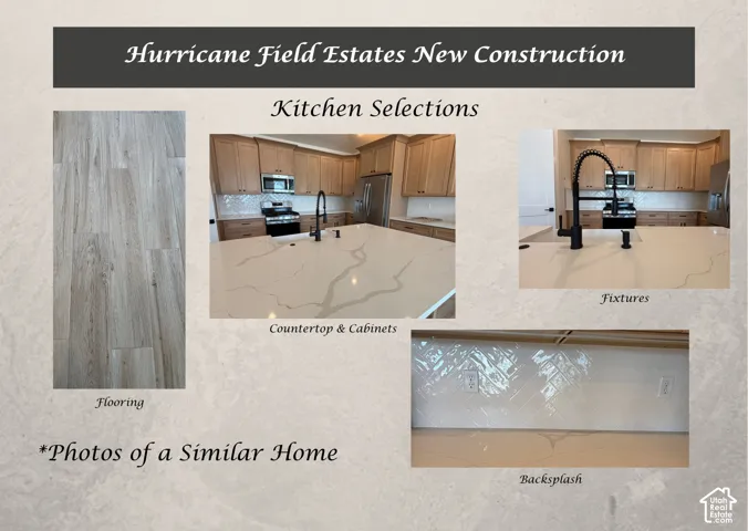 Construction Selection Sheet. Providing technical specifications for materials and finishes used in the property
