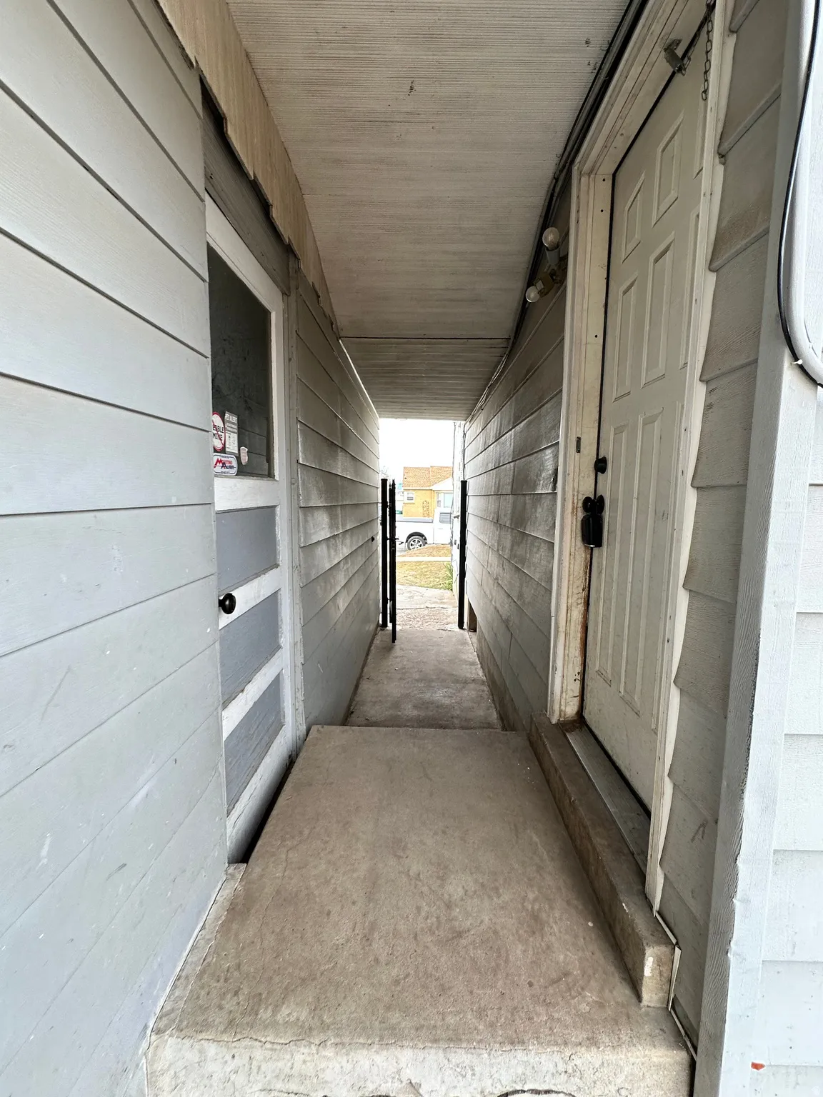 Doorway to property
