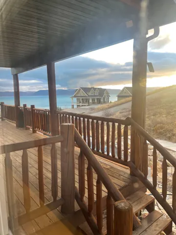 View of property's community featuring a water view