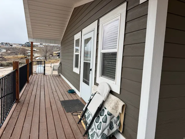 View of deck