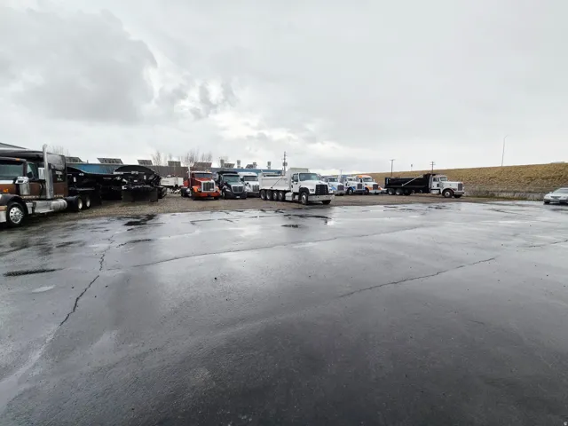 View of uncovered parking lot
