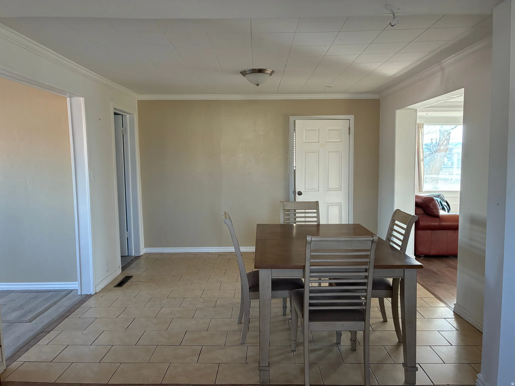 View from kitchen